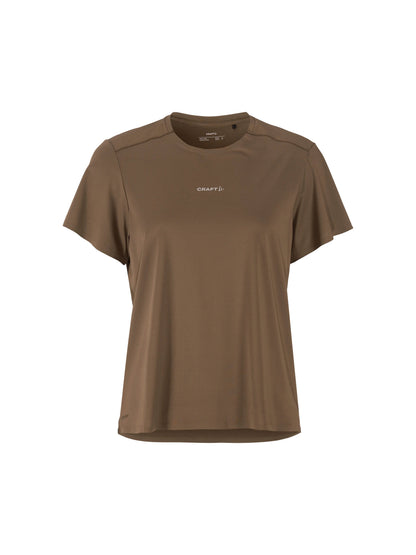 Women's Hypervent Tee - Mocha Women's Tops, T's, and Tanks Craft Sportswear NA