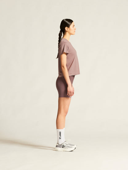 Women's Hypervent Tee - Potpurri Women's Tops, T's, and Tanks Craft Sportswear NA