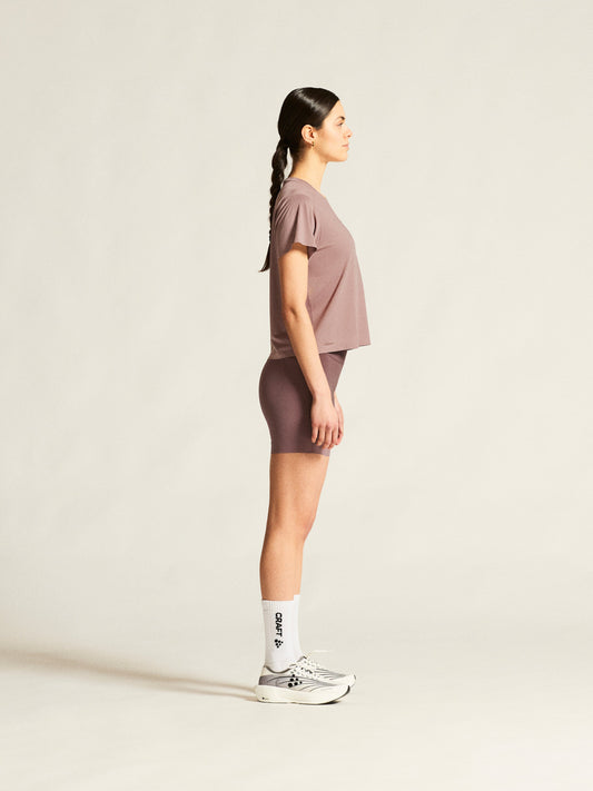 Women's Hypervent Tee - Potpurri Women's Tops, T's, and Tanks Craft Sportswear NA