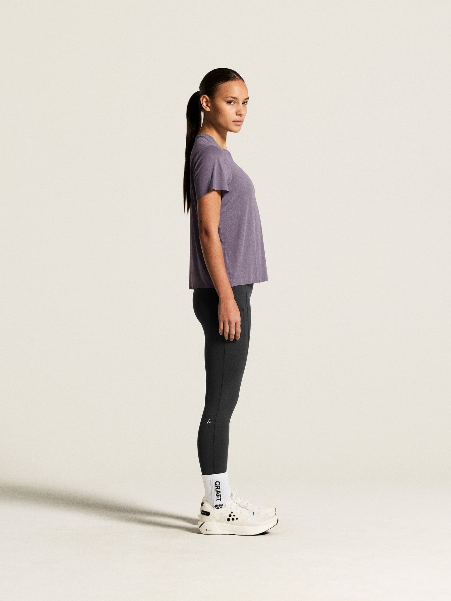 Women's Hypervent Running Tee - Cadet Craft Sportswear NA