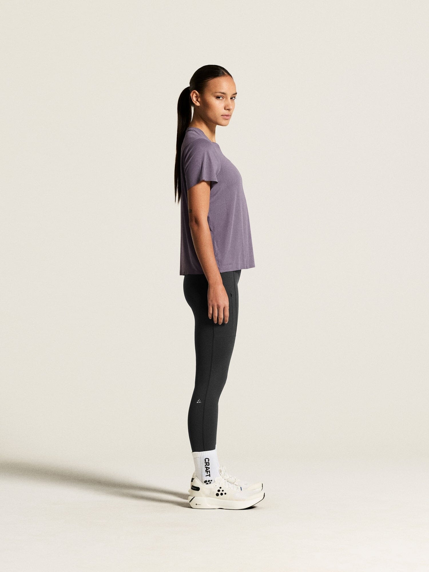 Women's Hypervent Running Tee - Cadet Craft Sportswear NA