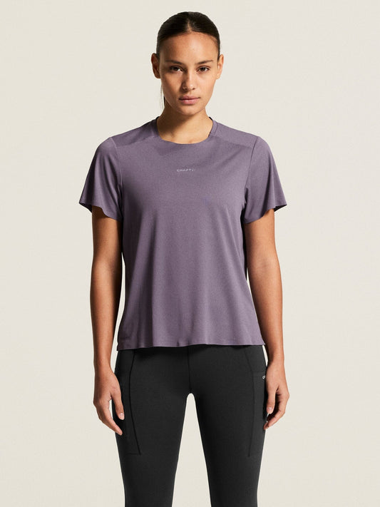 Women's Hypervent Running Tee - Cadet Craft Sportswear NA