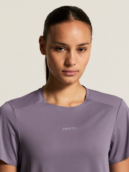 Women's Hypervent Running Tee - Cadet Craft Sportswear NA