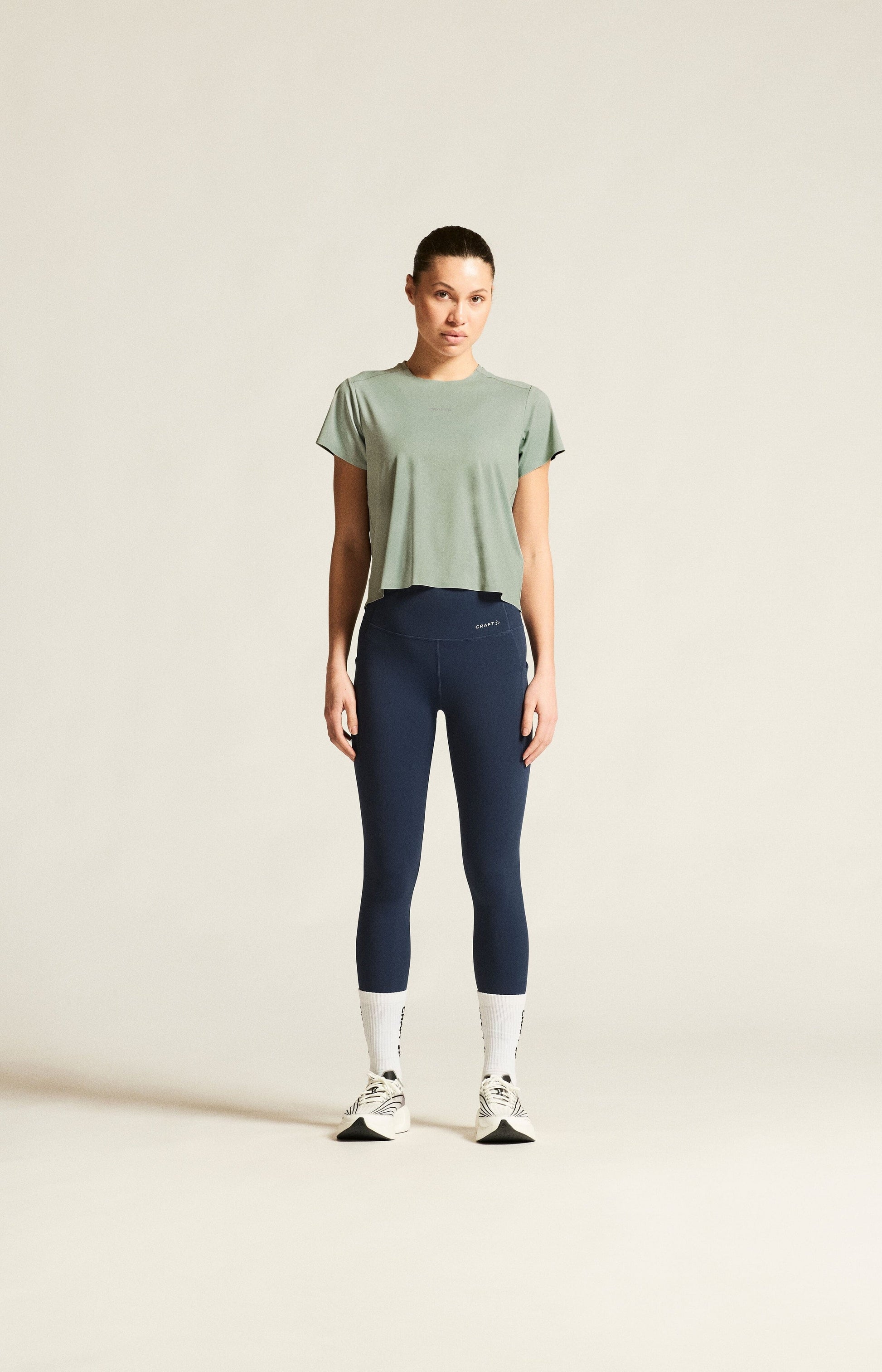 Women's Hypervent Running Tee - Pigeon Women's Tops, T's, and Tanks Craft Sportswear NA