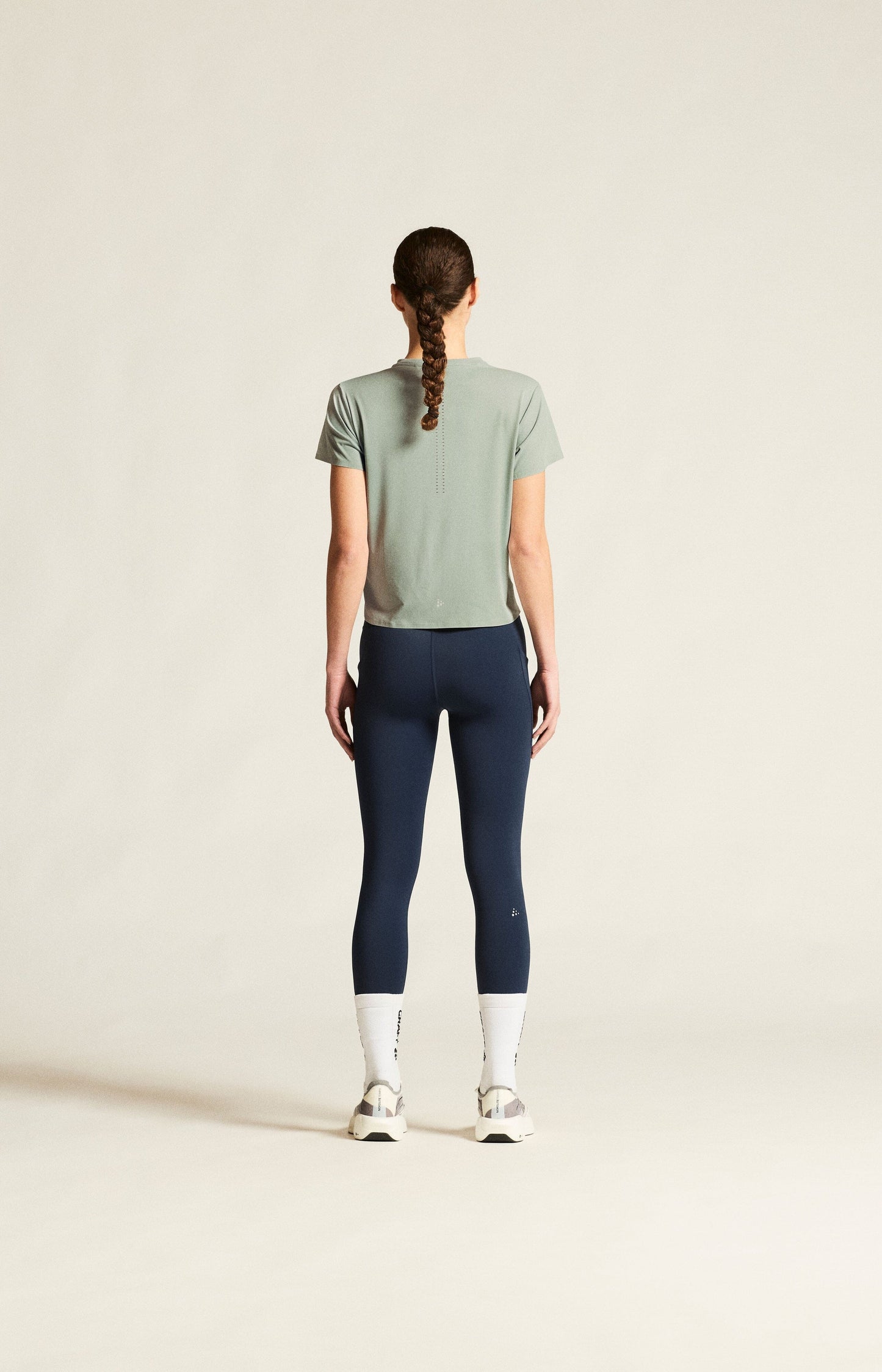 Women's Hypervent Running Tee - Pigeon Women's Tops, T's, and Tanks Craft Sportswear NA