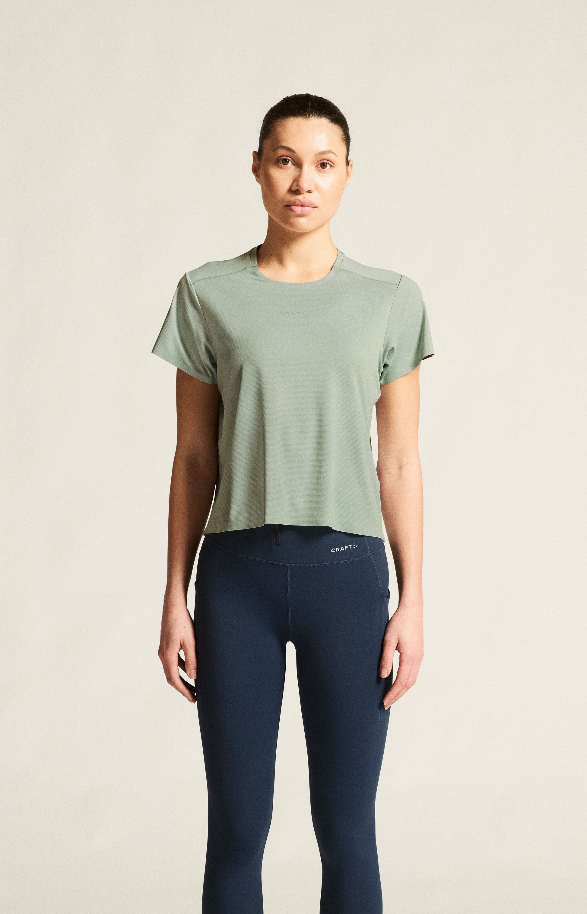 Women's Hypervent Running Tee - Pigeon Women's Tops, T's, and Tanks Craft Sportswear NA