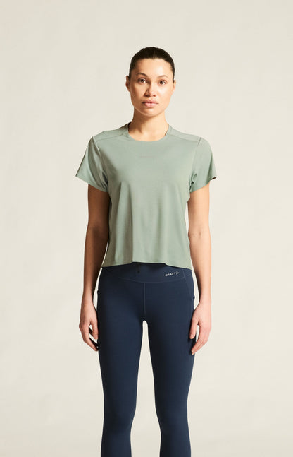 Women's Hypervent Running Tee - Pigeon Women's Tops, T's, and Tanks Craft Sportswear NA