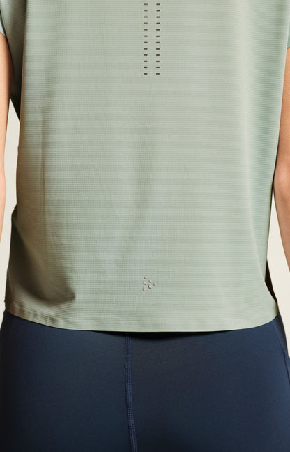 Women's Hypervent Running Tee - Pigeon Women's Tops, T's, and Tanks Craft Sportswear NA