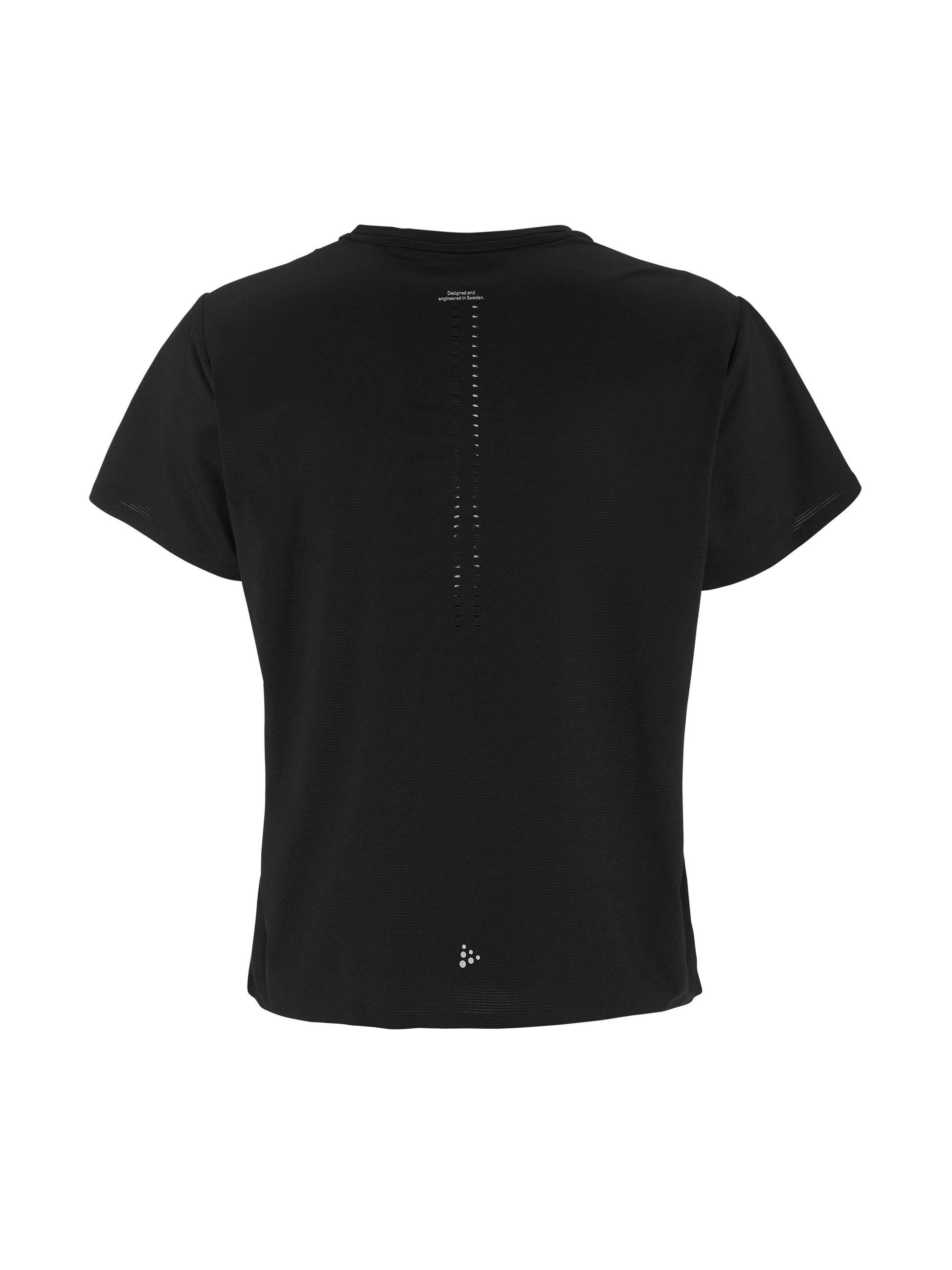 Women's Hypervent Running Tee - Black Women's Tops, T's, and Tanks Craft Sportswear NA