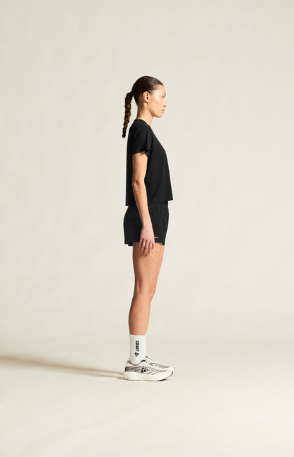 Women's Hypervent Running Tee - Black Women's Tops, T's, and Tanks Craft Sportswear NA