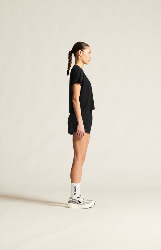 Women's Hypervent Running Tee - Black Women's Tops, T's, and Tanks Craft Sportswear NA