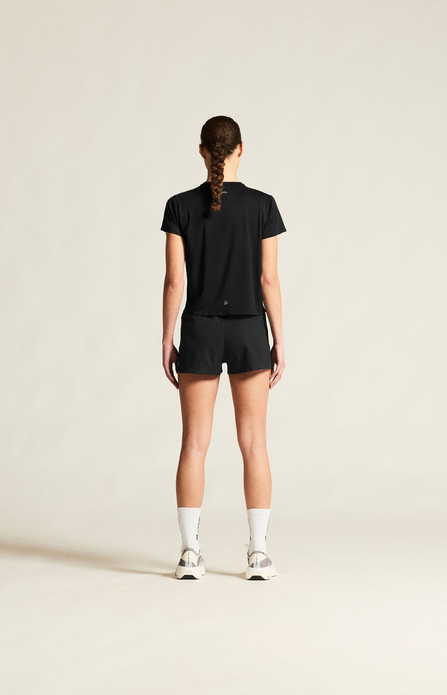 Women's Hypervent Running Tee - Black Women's Tops, T's, and Tanks Craft Sportswear NA