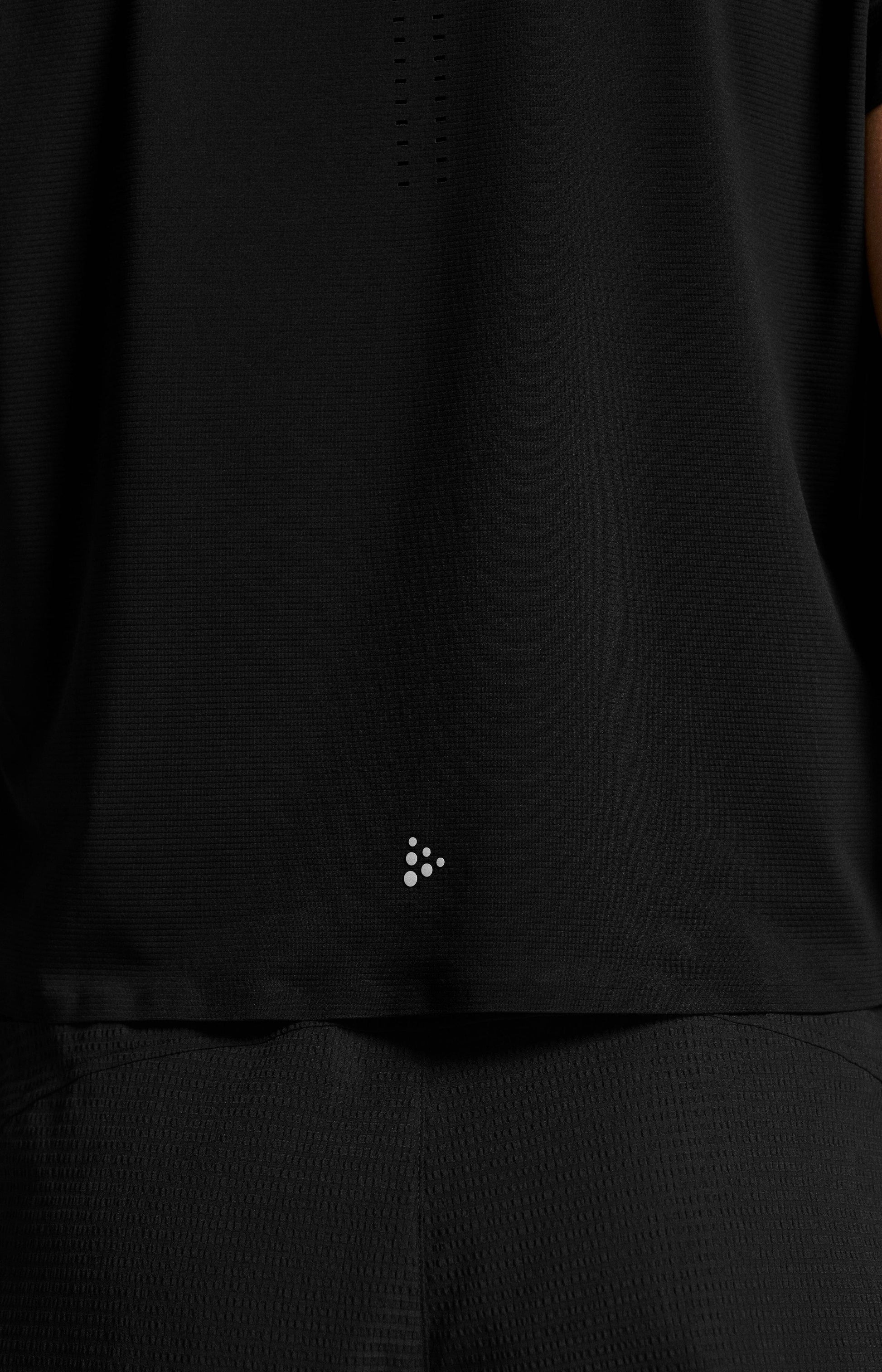 Women's Hypervent Running Tee - Black Women's Tops, T's, and Tanks Craft Sportswear NA