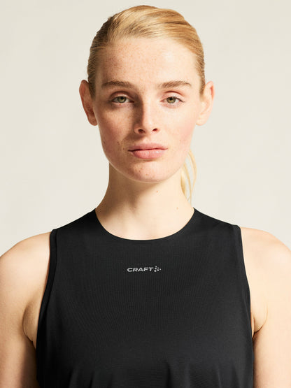 Women's Hypervent Singlet - Black Women's Tops, T's, and Tanks Craft Sportswear NA