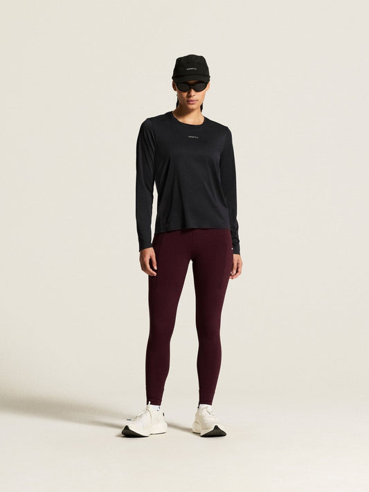 Women's Hypervent Longsleeve - Black Women's Tops, T's, and Tanks Craft Sportswear NA