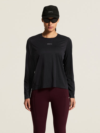 Women's Hypervent Longsleeve - Black Women's Tops, T's, and Tanks Craft Sportswear NA