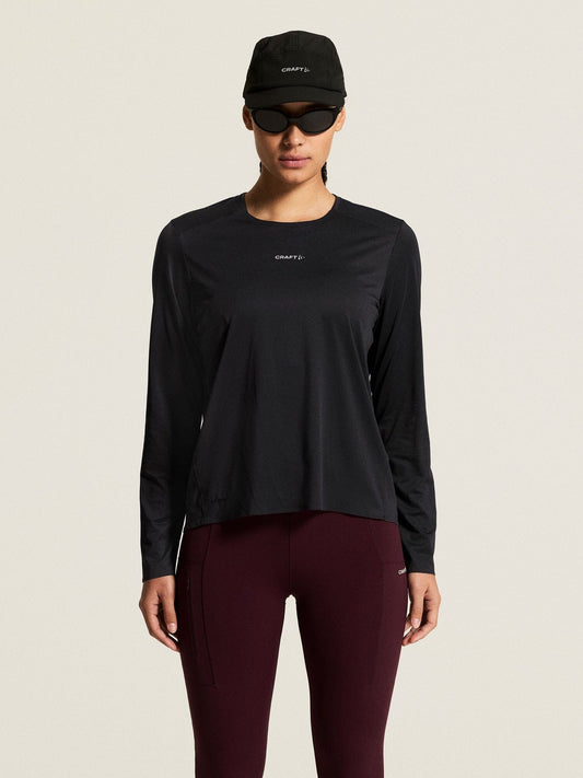 Women's Hypervent Longsleeve - Black Women's Tops, T's, and Tanks Craft Sportswear NA