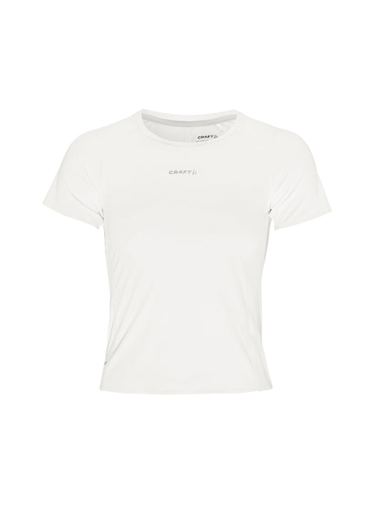 Women's Hypervent Cropped Tee - White Women's Tops, T's, and Tanks Craft Sportswear NA