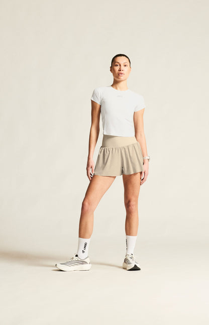 Women's Hypervent Cropped Tee - White Women's Tops, T's, and Tanks Craft Sportswear NA