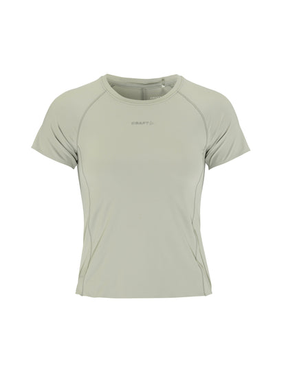 Women's Hypervent Cropped Tee - Pigeon Women's Tops, T's, and Tanks Craft Sportswear NA