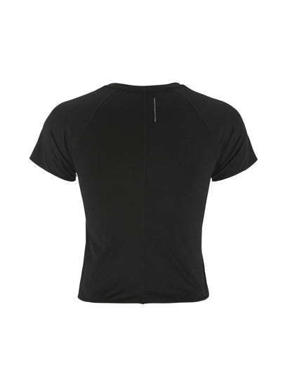 Women's Hypervent Cropped Tee - Black Women's Tops, T's, and Tanks Craft Sportswear NA