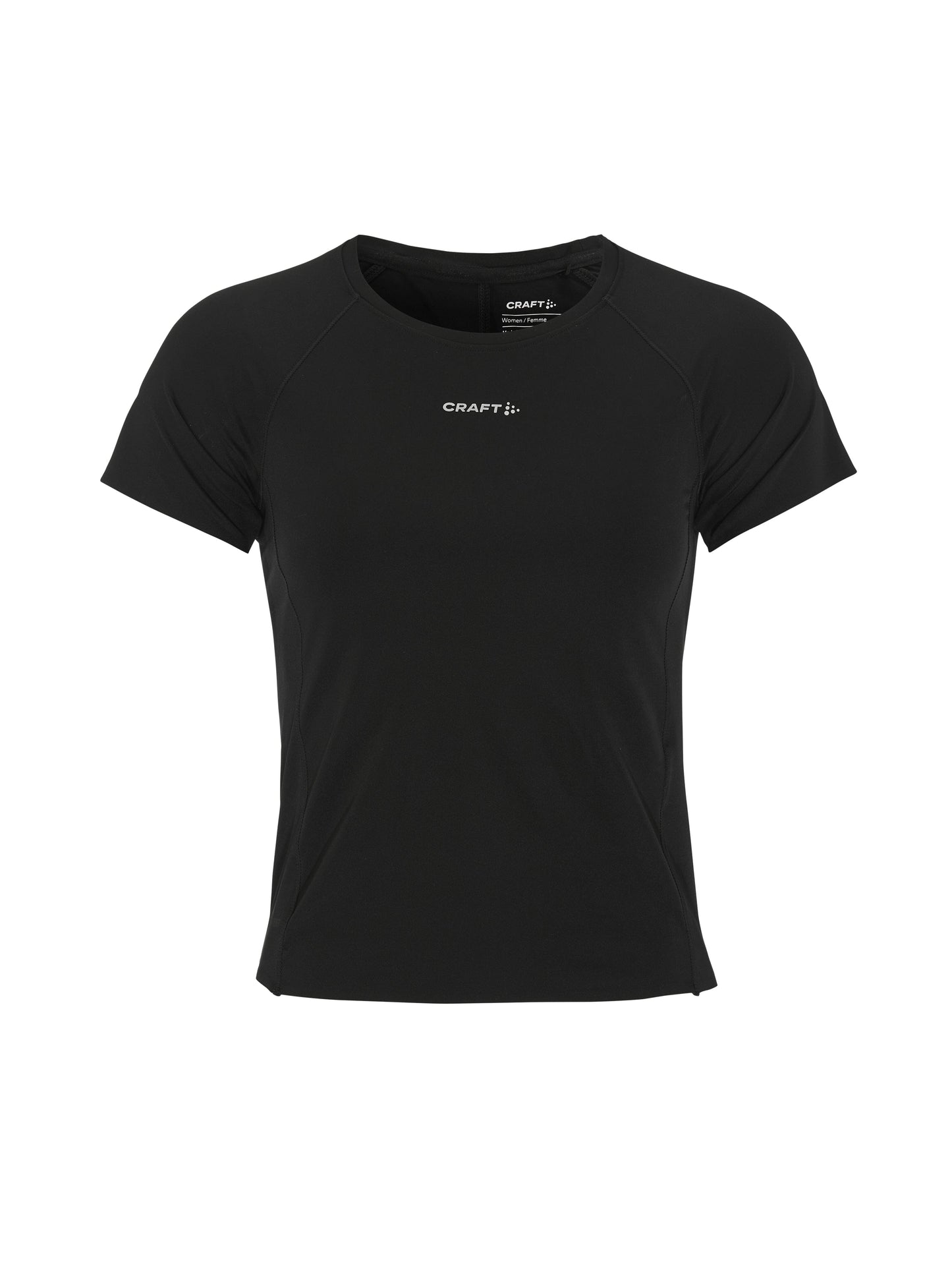 Women's Hypervent Cropped Tee - Black Women's Tops, T's, and Tanks Craft Sportswear NA