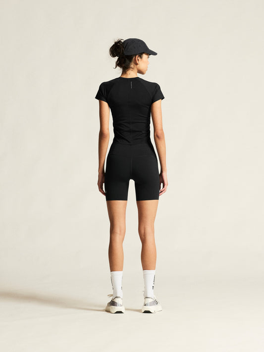 Women's Hypervent Cropped Tee - Black Women's Tops, T's, and Tanks Craft Sportswear NA