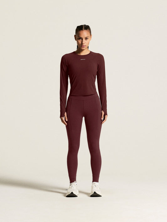 Women's Hypervent Tight Longsleeve - DK Fig Craft Sportswear NA