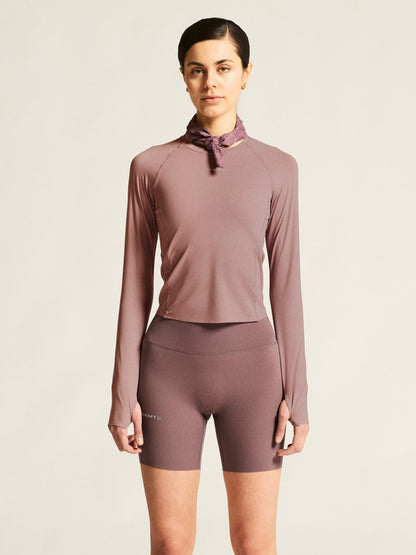 Women's Hypervent Tight Longsleeve - Potpurri Women's Tops, T's, and Tanks Craft Sportswear NA