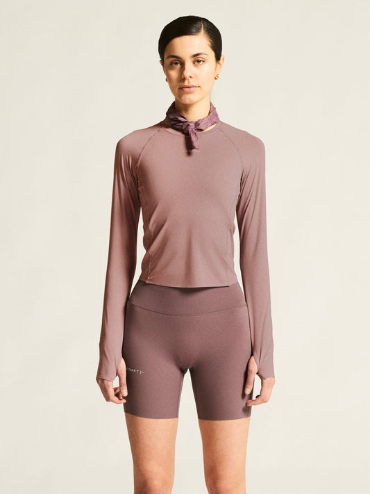 Women's Hypervent Tight Longsleeve - Potpurri Women's Tops, T's, and Tanks Craft Sportswear NA