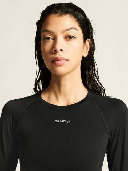 Women's Hypervent Tight Longsleeve - Black Craft Sportswear NA