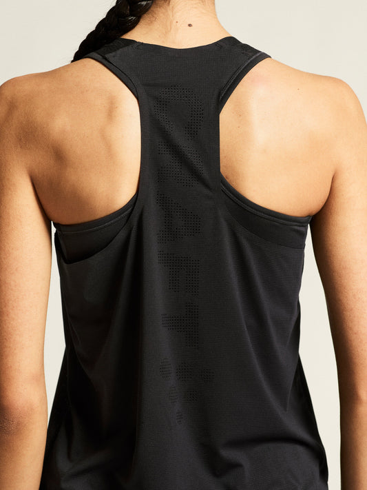 Women's Race Day Singlet 2 - Black Women's Tops, T's, and Tanks Craft Sportswear NA