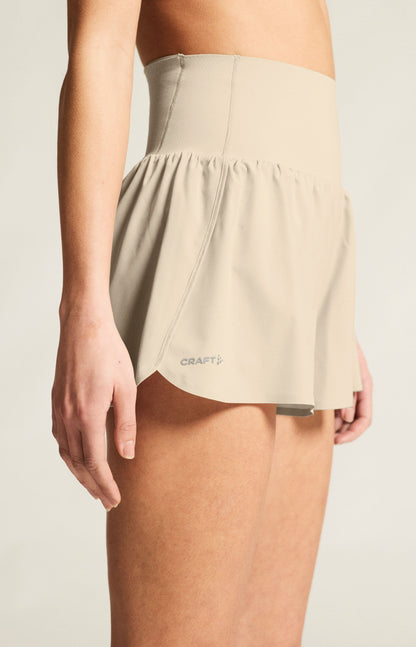 Women's Hypervent Wide Shorts - Plaster Women's Shorts, Skirts, and Dresses Craft Sportswear NA