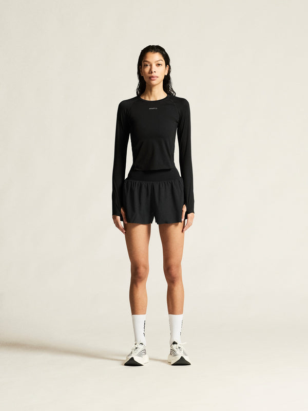 Women's Hypervent Wide Shorts - Black