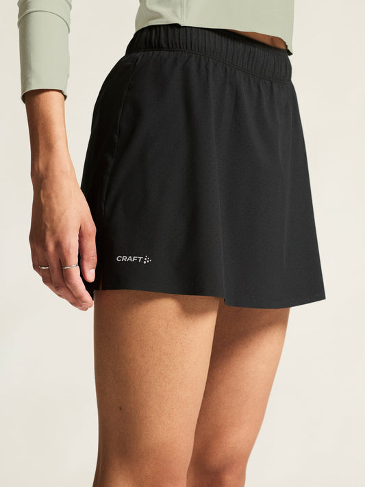 Women's Hypervent Skirt - Black Women's Shorts, Skirts, and Dresses Craft Sportswear NA