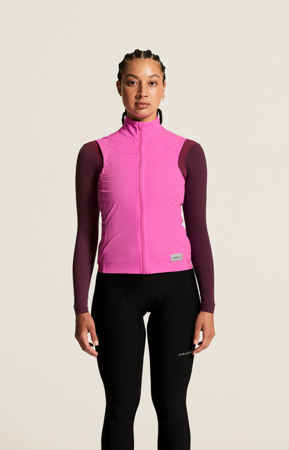 Women's Endur Light Wind Vest - Magenta