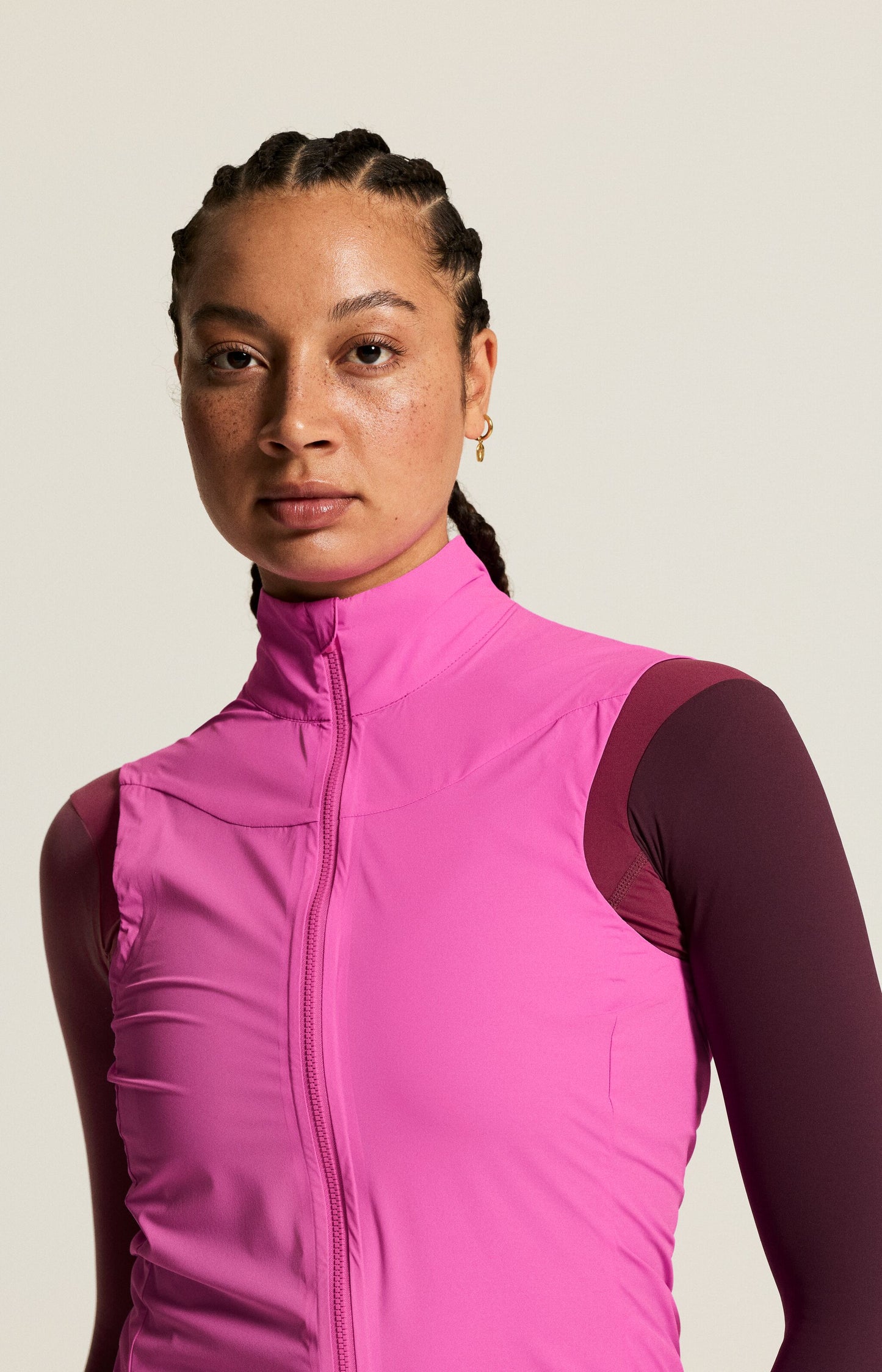 Women's Endur Light Wind Vest - Magenta