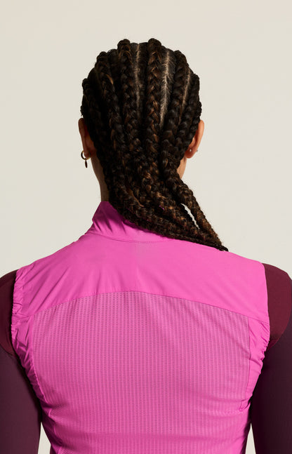 Women's Endur Light Wind Vest - Magenta
