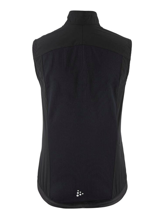 Women's Endur Light Wind Vest - Black Women's Jackets and Vests Craft Sportswear NA
