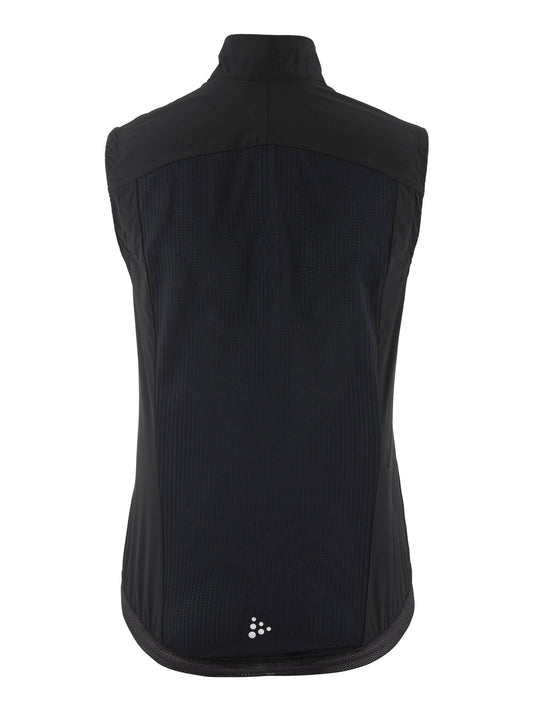 Women's Endur Light Wind Vest - Black Women's Jackets and Vests Craft Sportswear NA