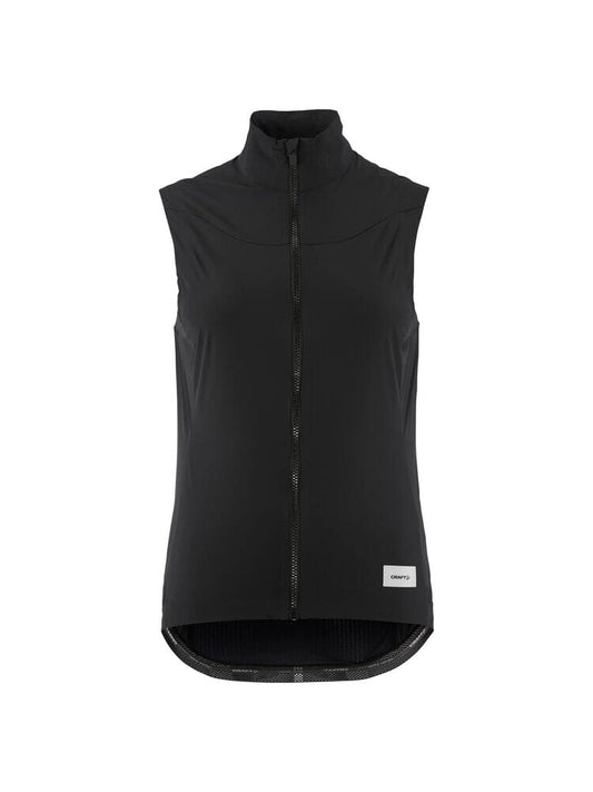 Women's Endur Light Wind Vest - Black Women's Jackets and Vests Craft Sportswear NA