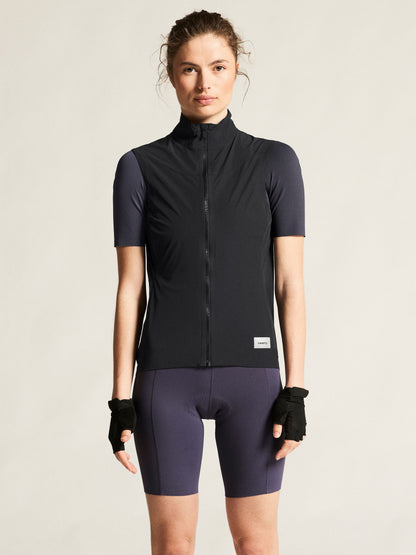 Women's Endur Light Wind Vest - Black Women's Jackets and Vests Craft Sportswear NA