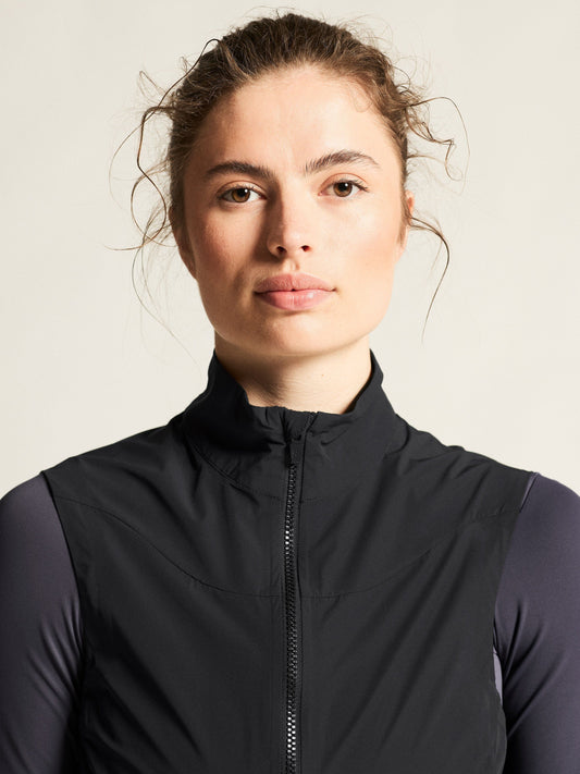 Women's Endur Light Wind Vest - Black Women's Jackets and Vests Craft Sportswear NA