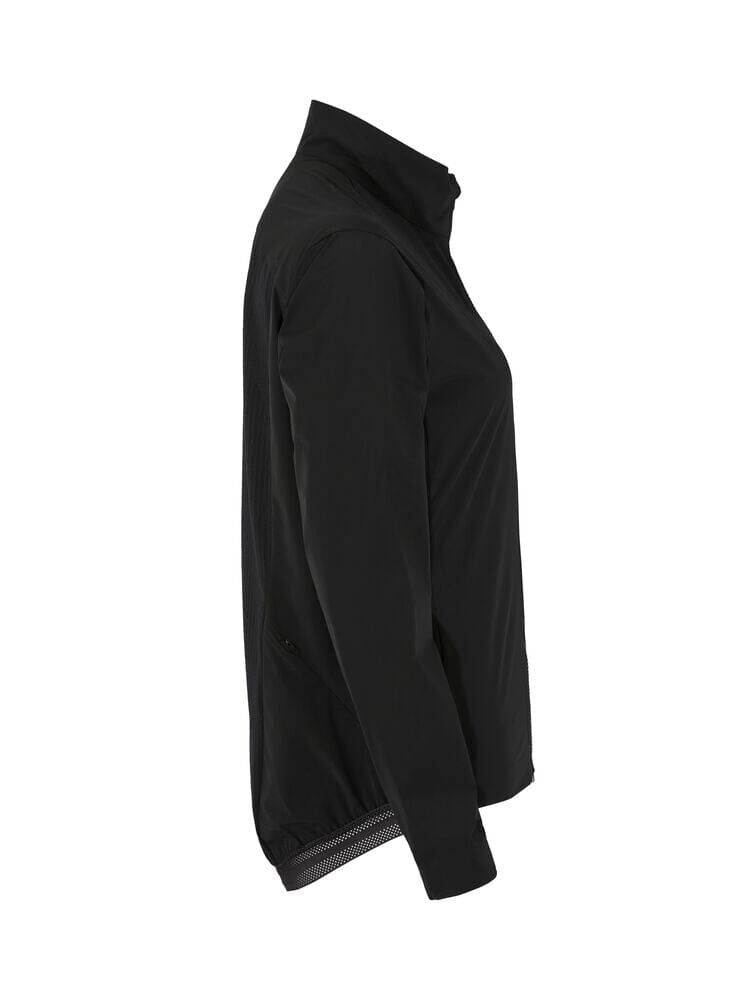 Women's Endur Light Wind Jacket - Black Craft Sportswear NA