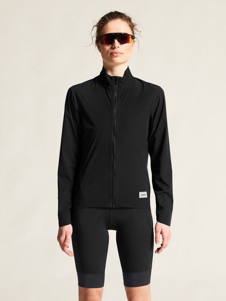 Women's Endur Light Wind Jacket - Black Craft Sportswear NA