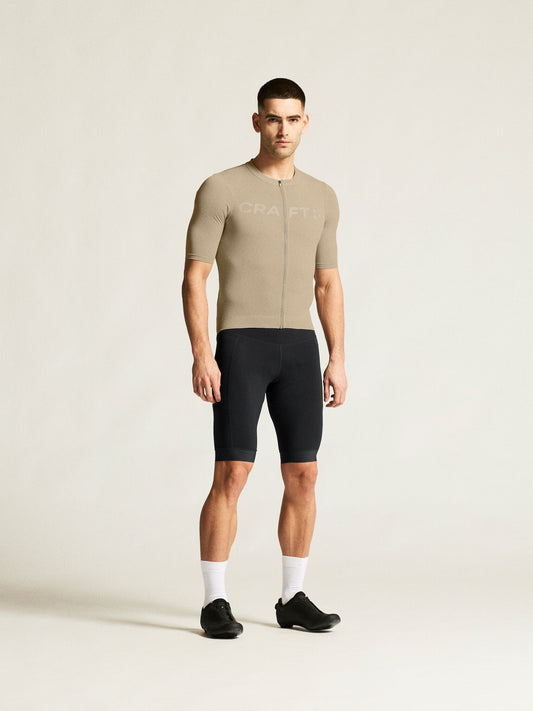 Men's Endur Cargo Bib Shorts C3 - Black Men's Pants and Tights Craft Sportswear NA