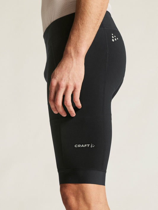 Men's Endur Cargo Bib Shorts C3 - Black Men's Pants and Tights Craft Sportswear NA