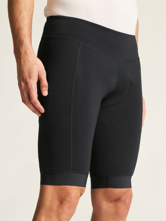 Men's Endur Cargo Bib Shorts C3 - Black Men's Pants and Tights Craft Sportswear NA
