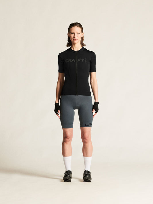 Women's Endur Logo Jersey - Black Women's Tops, T's, and Tanks Craft Sportswear NA