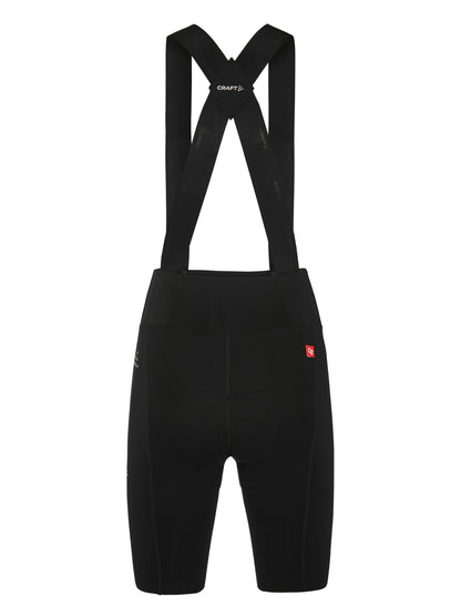 Women's Endur Bib Cycling Shorts C2 - Black Women's Shorts, Skirts, and Dresses Craft Sportswear NA